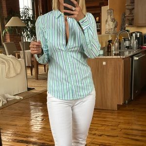 Tommy Hilfiger Button Down Fitted Shirt Small